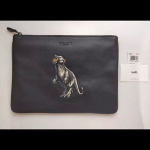 NWT STAR WARS X COACH LARGE POUCH WITH TAUNTAUN